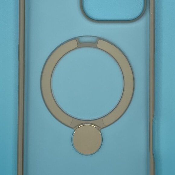 iPhone 16 Pro Max Case 360 Spin Magnetic Stand MagSafe Shockproof-Grey - Picture 2 of 10